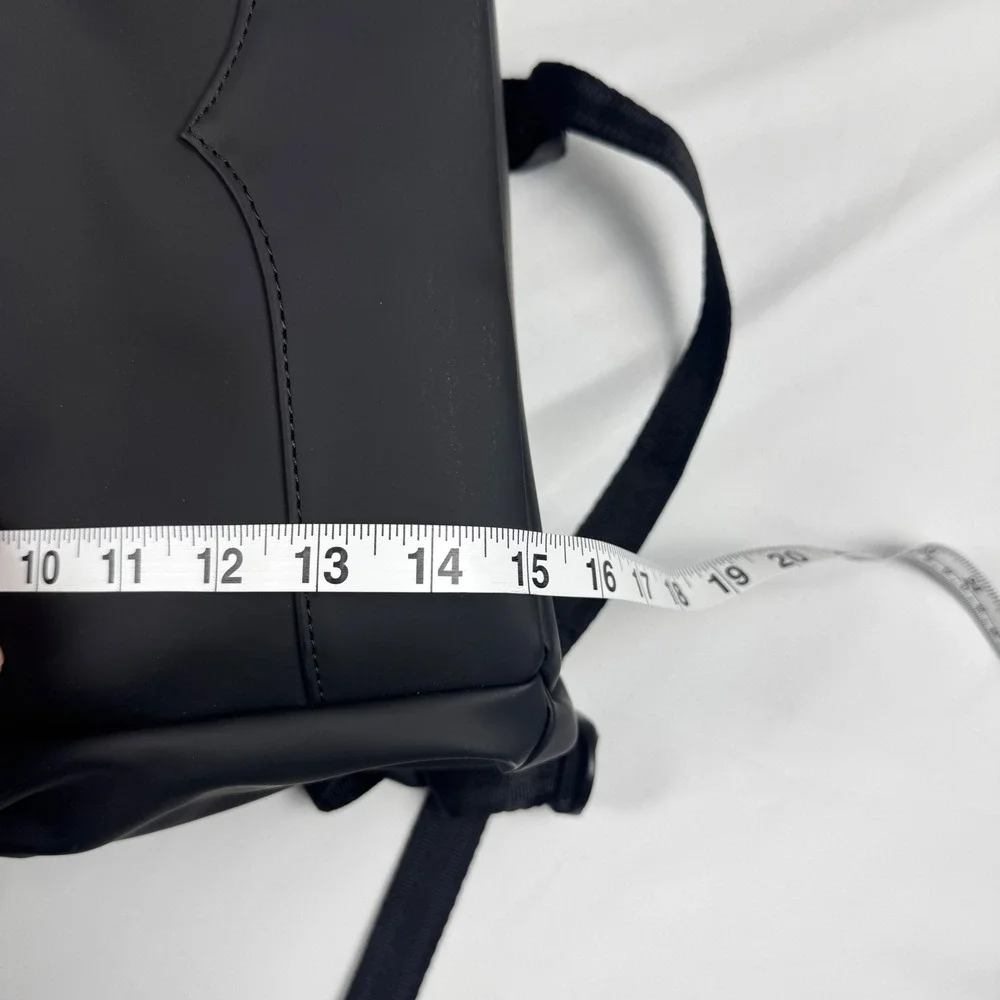 Hunter‎ Original Top Clip Backpack Black Rubberized Water Resistant Bag NEW